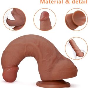 7 Inch Realistic Silicone Dildo
