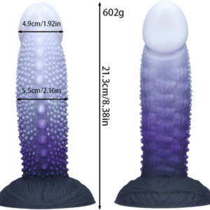 8.38'' Realistic Monster Silicone Anal Dildo