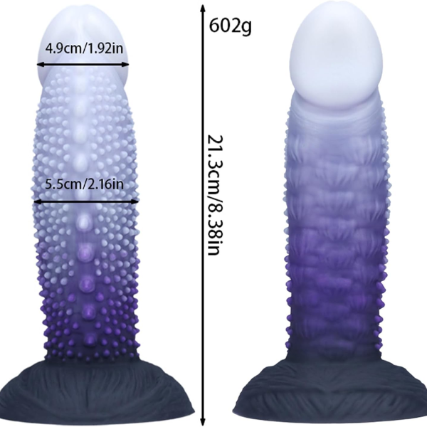 8.38'' Realistic Monster Silicone Anal Dildo
