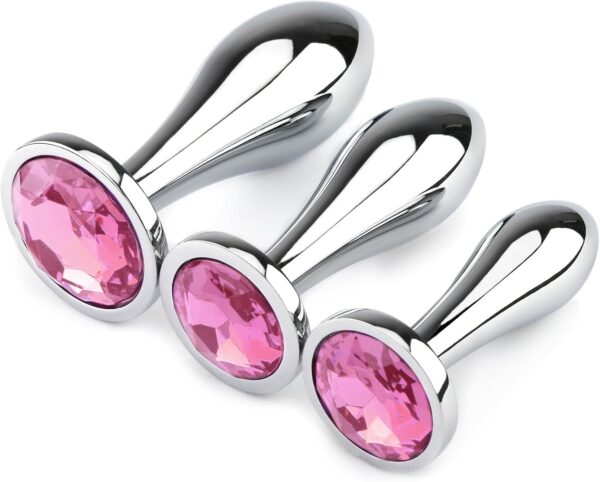615RG1FBl+L._AC_SL1500_ (1) Anal Plug Sex Toys 3Pcs Butt Plug