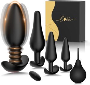 Linsecn Anal Butt Plug Set Sex Toys