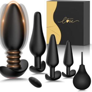 Linsecn Anal Butt Plug Set Sex Toys