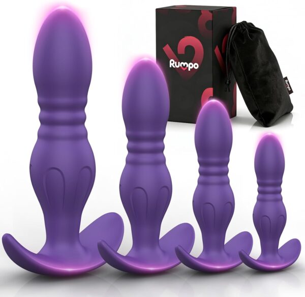 61mxUsBqDML._AC_SL1500_ 4PCS Butt Plug Training Sets