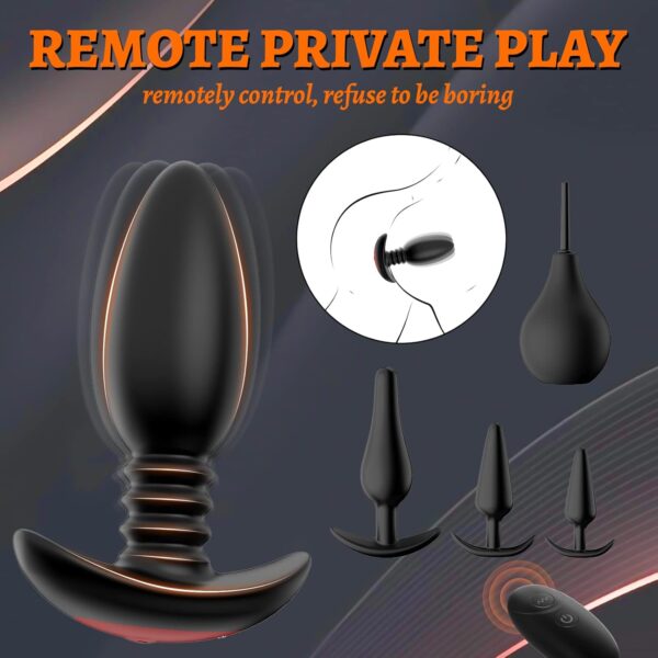 Linsecn Anal Butt Plug Set Sex Toys