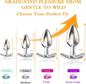 4PCS Anal Butt Plug Sex Toy Anal Plugs
