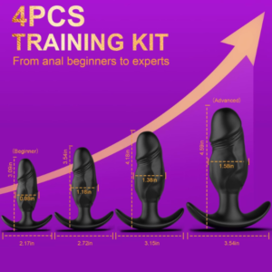 4PCS Anal Plug Set Sex Toys