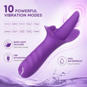 Sex Toys Tongue Clitoris Licking Vibrator