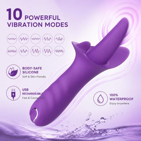 Sex Toys Tongue Clitoris Licking Vibrator