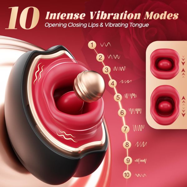 3IN1 Mouth Tongue Vibrators