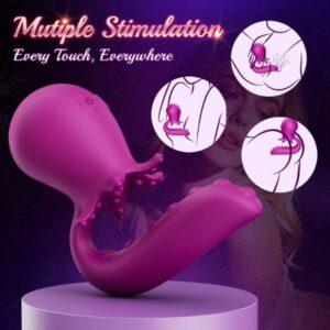 Air Pulse Burst Modes Tentacle Dildos