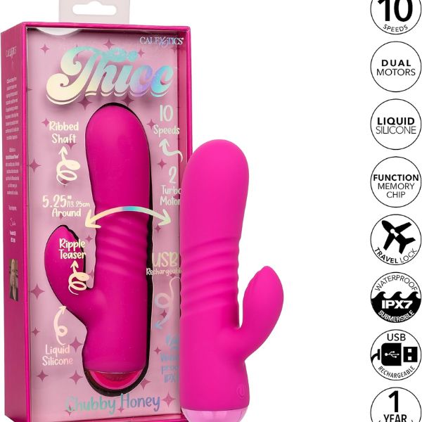 CalExotics Thicc Chubby Honey Rabbit Vibrator