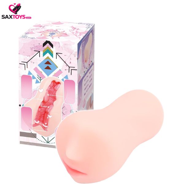 Two Tongue Mouth Pocket Stroker