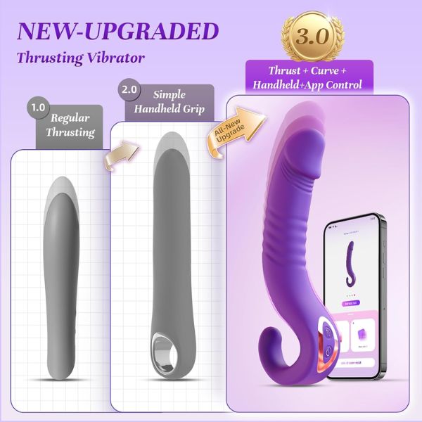 Thrusting Dildo Vibrators Sex Toys