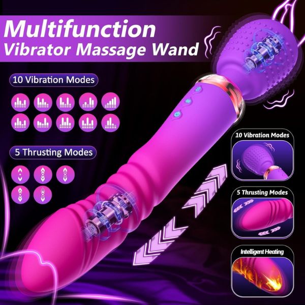 Thrusting Dildo G Spot Vibrator