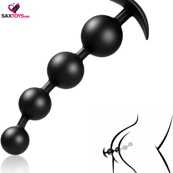 silicone-anal-beads-butt-plug Silicone Anal Beads Butt Plug