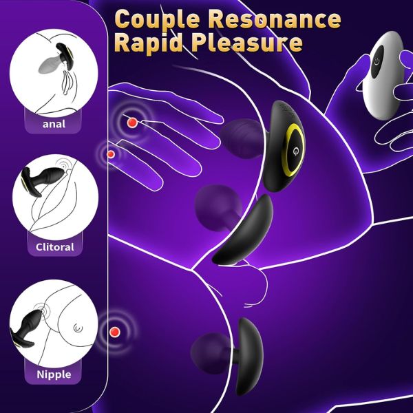3PCS Anal Plug Sex Toys for Men Women