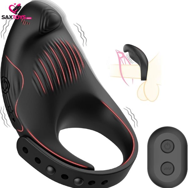 vibrating-cock-ring-with-clitoral-stimulator Vibrating Cock Ring with Clitoral Stimulator