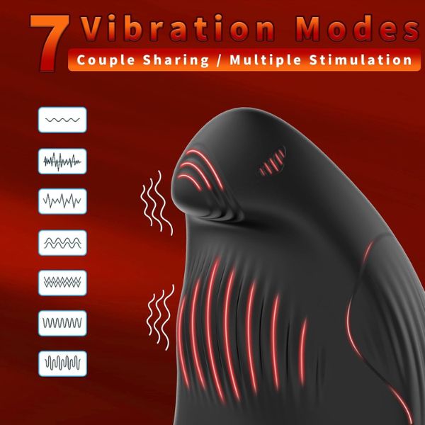 Vibrating Cock Ring with Clitoral Stimulator