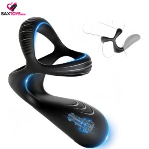 Triple-Ring Vibrating Cock Ring Vibrator