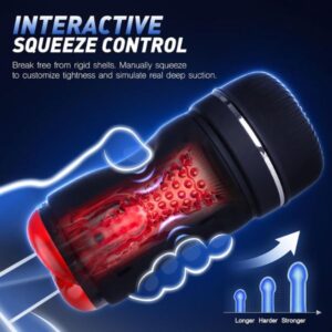 Squeezable Male Masturbator Sex Toys