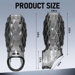 2Pcs New Soft Silicone Sleeve Extension