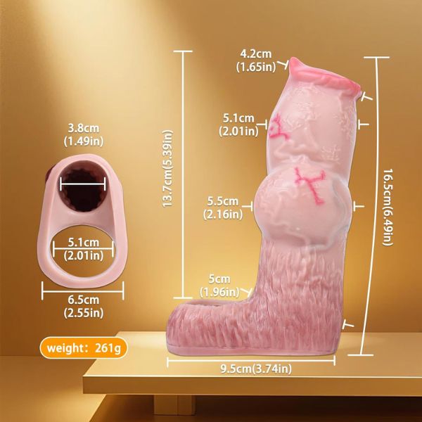 Realistic Penis Sleeve Wolf Dildo