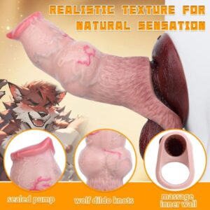 Realistic Penis Sleeve Wolf Dildo