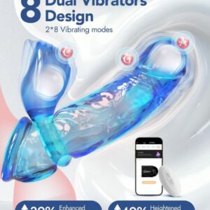 Dual Vibrating Penis Sleeve