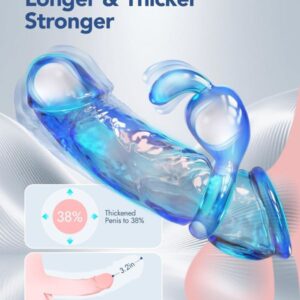 Dual Vibrating Penis Sleeve