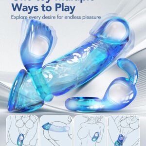 Dual Vibrating Penis Sleeve