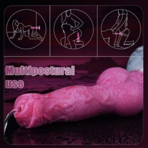Realistic Wolf Ejaculating Pink Dildos