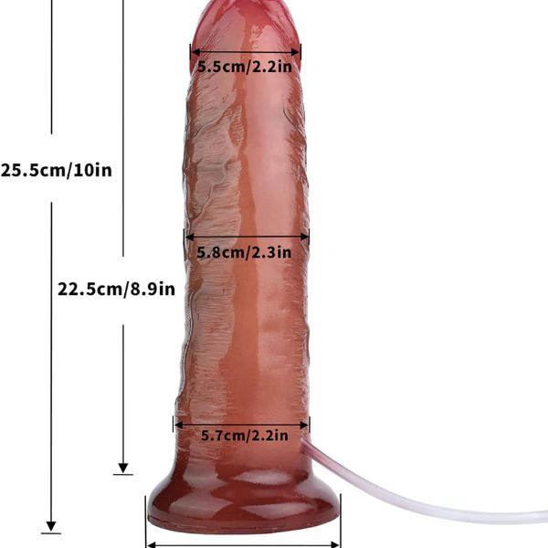 10 Inch Realistic Squirting Dildo