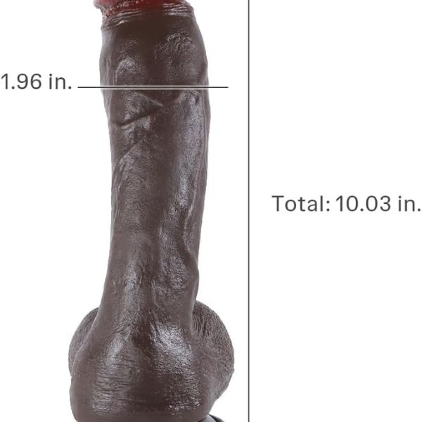 10 Inch Big Black Dildo