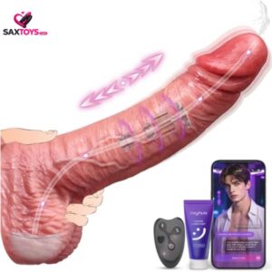 11 Inch Electric-Squirting Thrusting Dildo