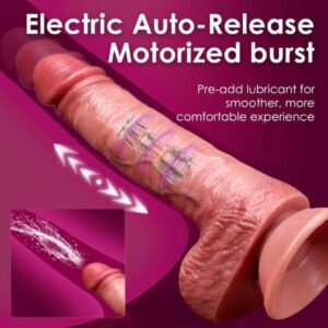 11 Inch Electric-Squirting Thrusting Dildo