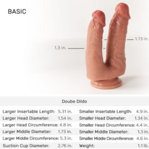 Ultra-Realistic Double-Ended Dildo