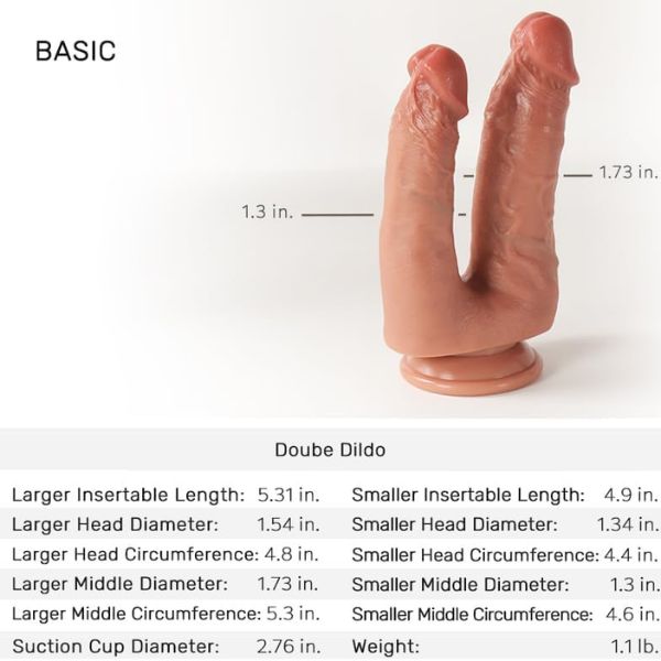 Ultra-Realistic Double-Ended Dildo