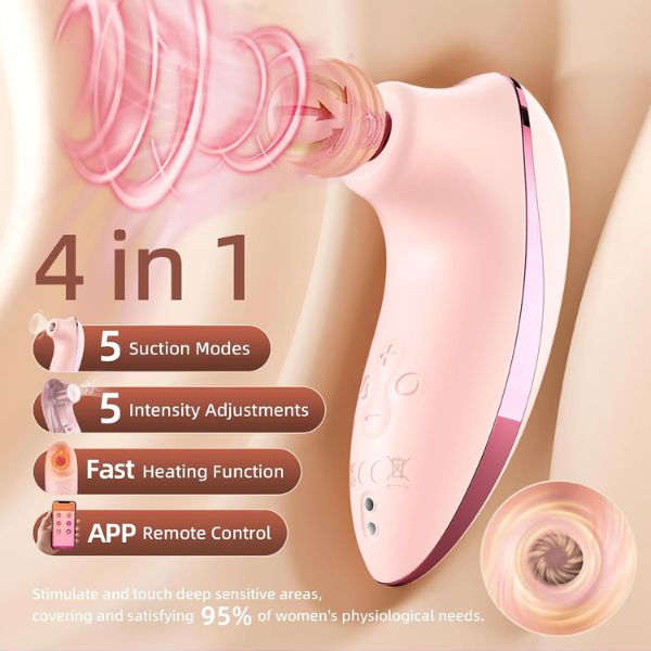 Heated Sucking Vibrator Sex Toys