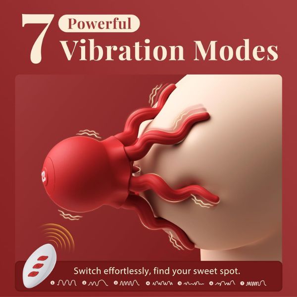 Octopus Wearable Nipple Vibrator