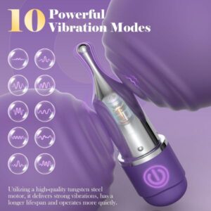 Mini Bullet Vibrator Kit with 5 Attachments