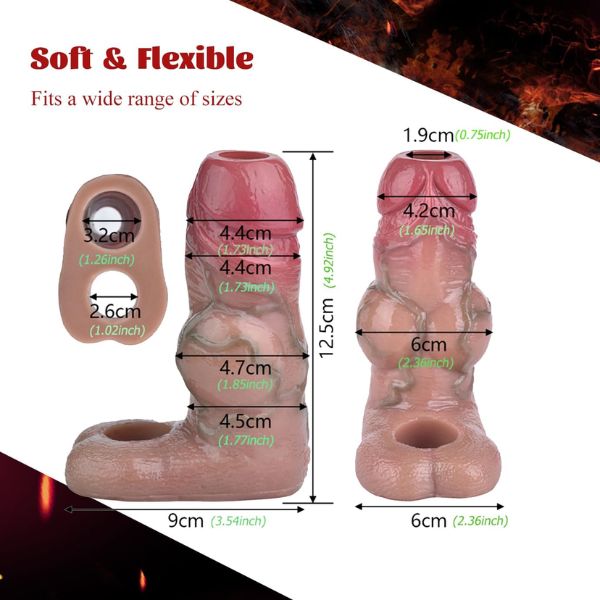 Reusable Soft Penis Sleeve