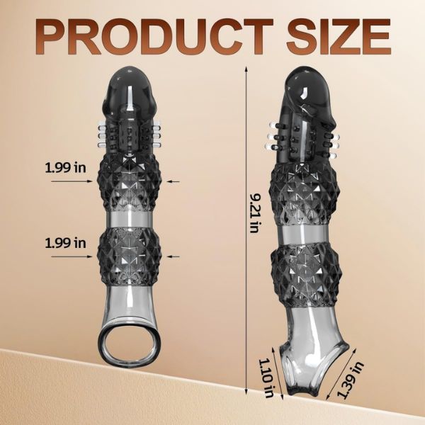 Bigger Double Open Realistic Sleeve Extender
