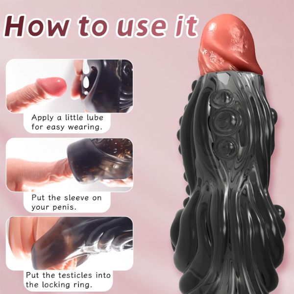 Newly Soft Silicone Sleeve Extension
