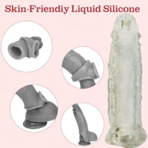 Open Realistic Sleeve Extender Sheath for Men