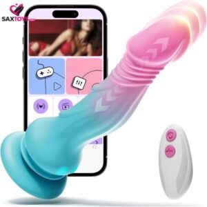 Thrusting & Vibrating Dildo Vibrator for Women