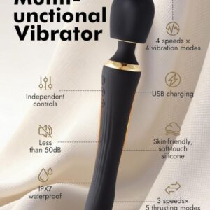 Liquid Silicone Dual Headed Vibrator
