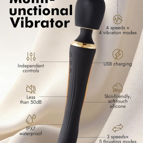 Liquid Silicone Dual Headed Vibrator